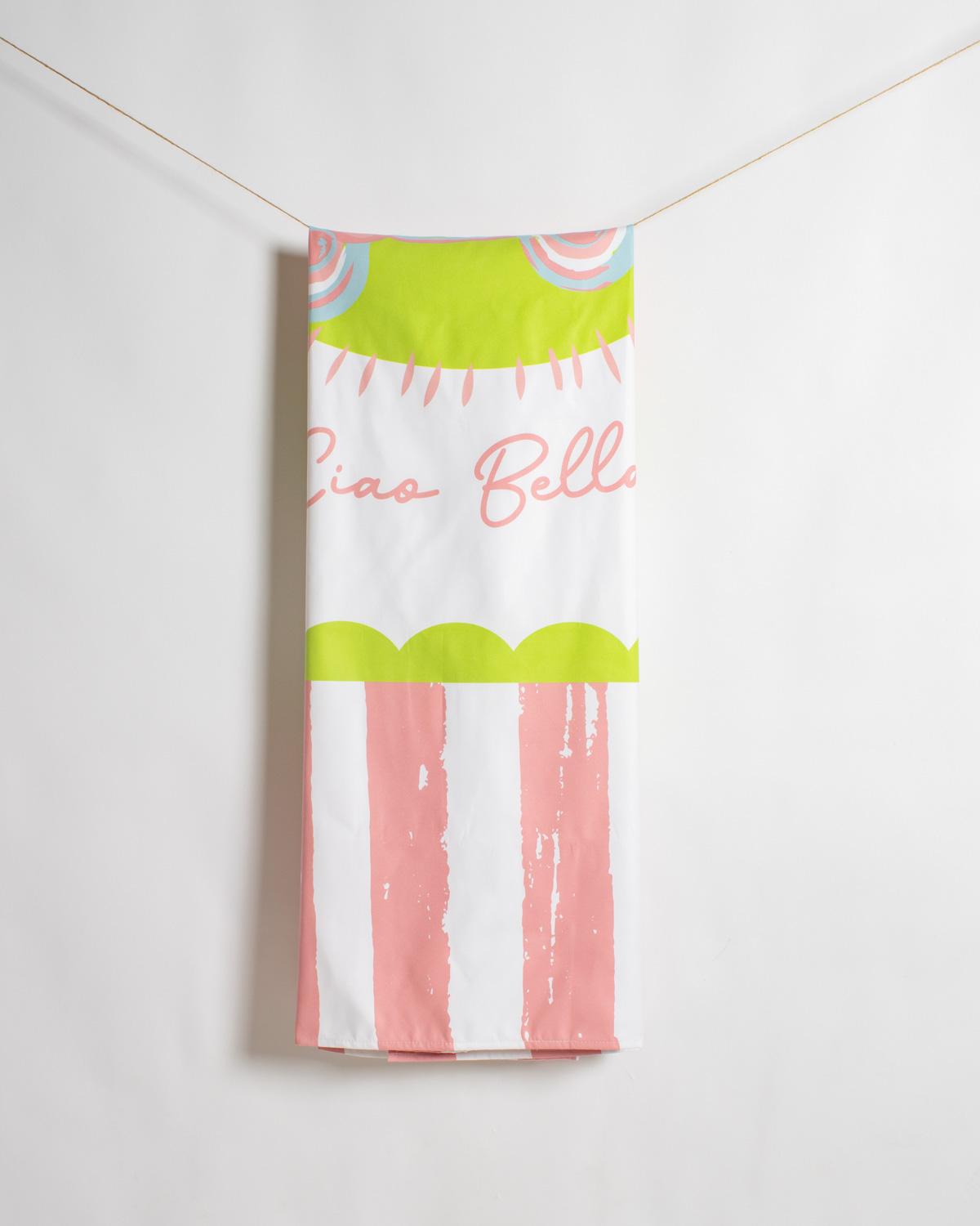 Ciao Bella Beach Towel