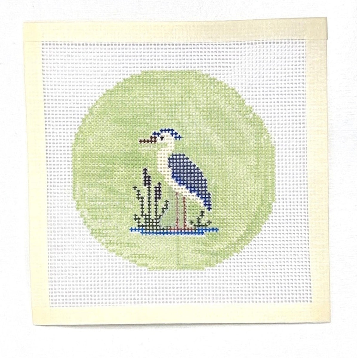 Blue Heron Ornament Needle Point Kit