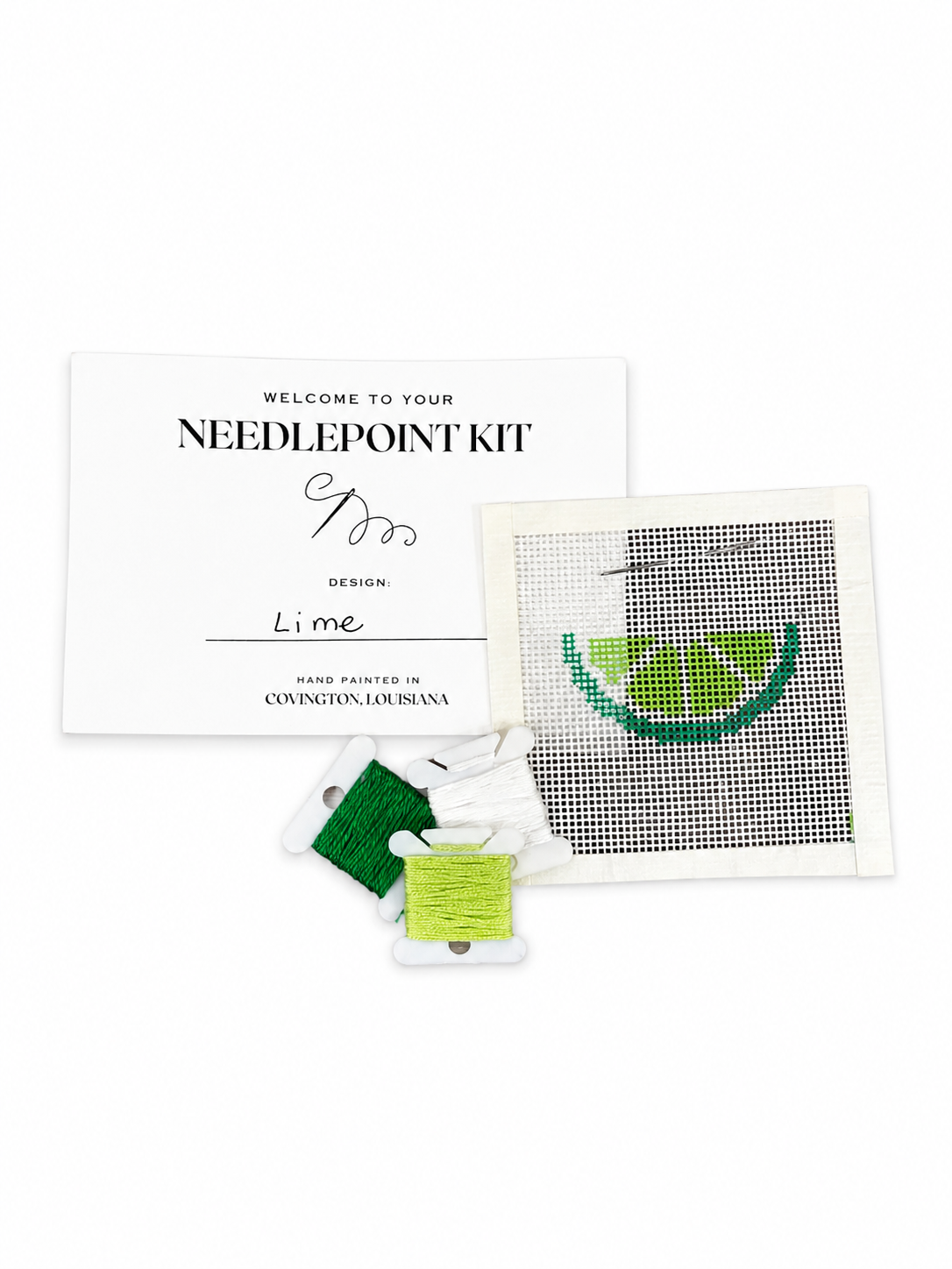 Lime Needle Point Kit
