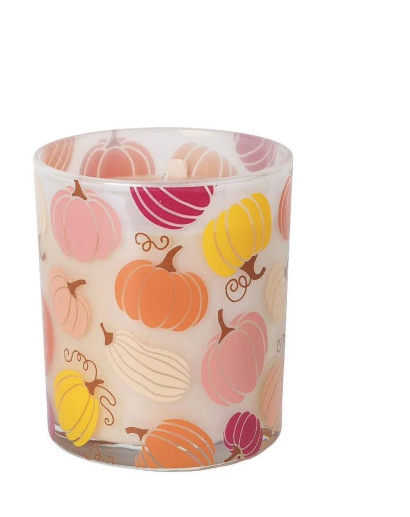 Sweet Grace Pumpkin Decal Candle