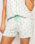 Love Blooms Here Sleep Shorts