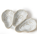 Oyster Shell Section Tidbit Tray