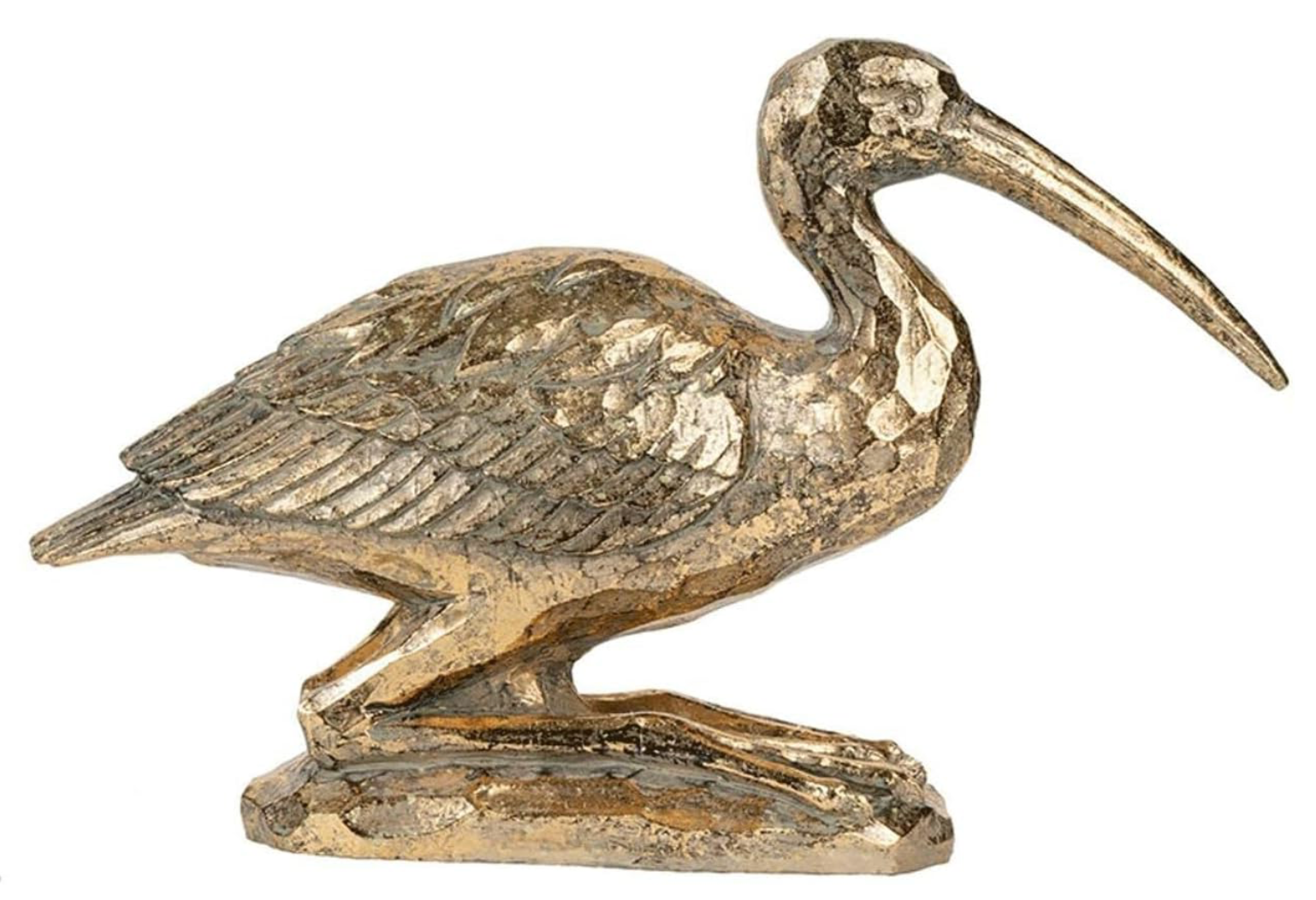Vintage Resin Ibis Sculpture