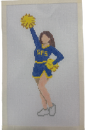 St Pauls Cheerleader (Brunette) Needle Point Kit