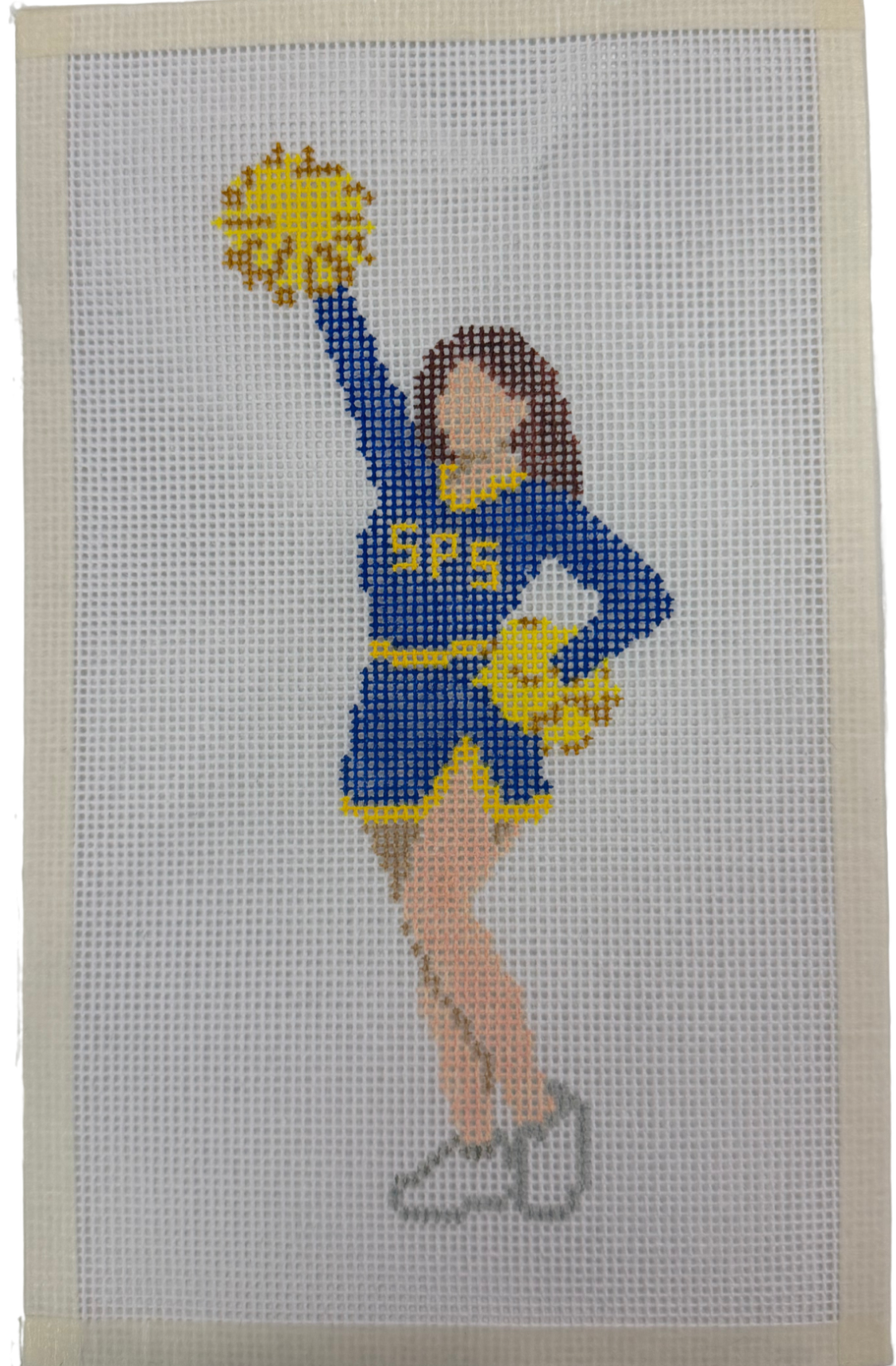 St Pauls Cheerleader (Brunette) Needle Point Kit