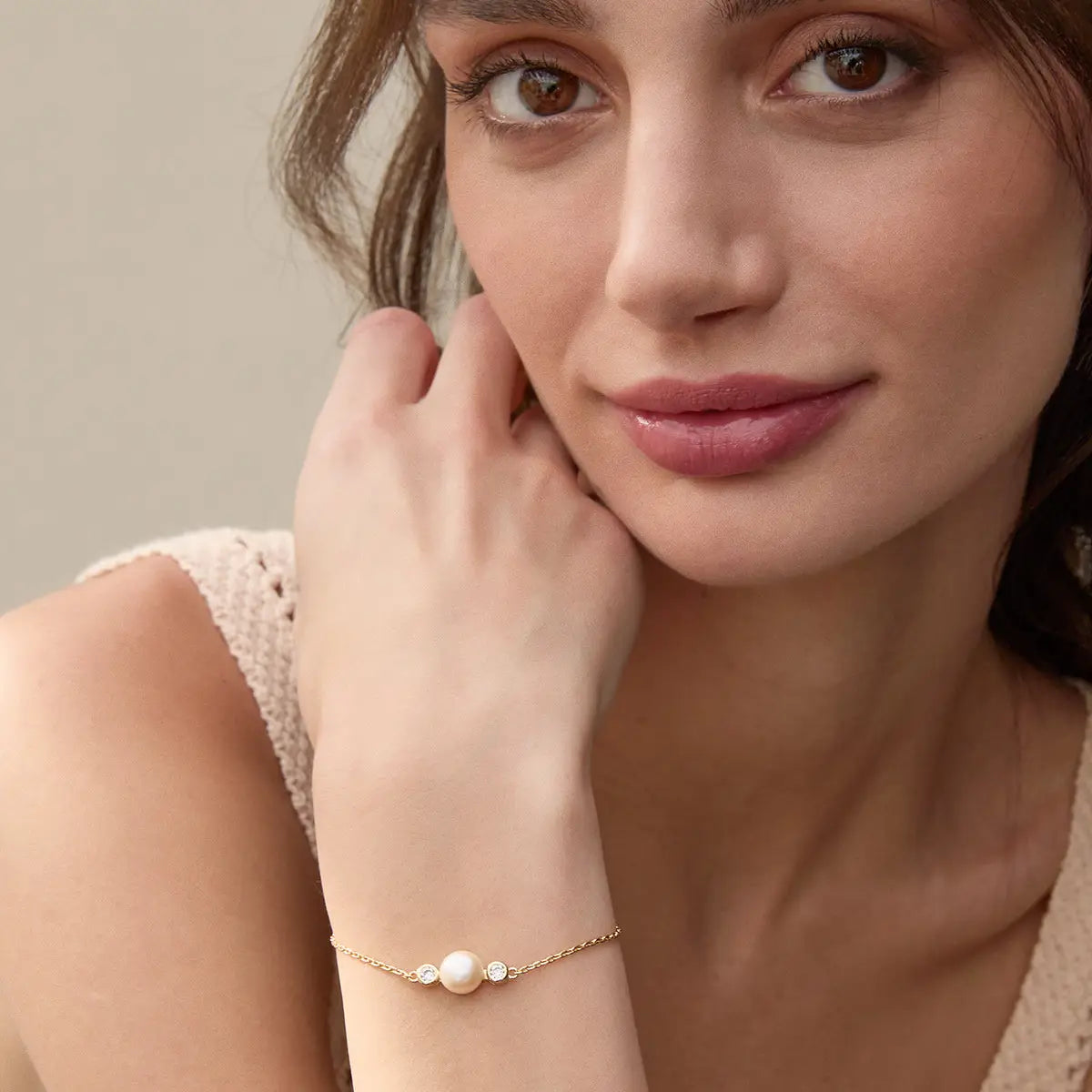 By My Side Pearl Bracelet