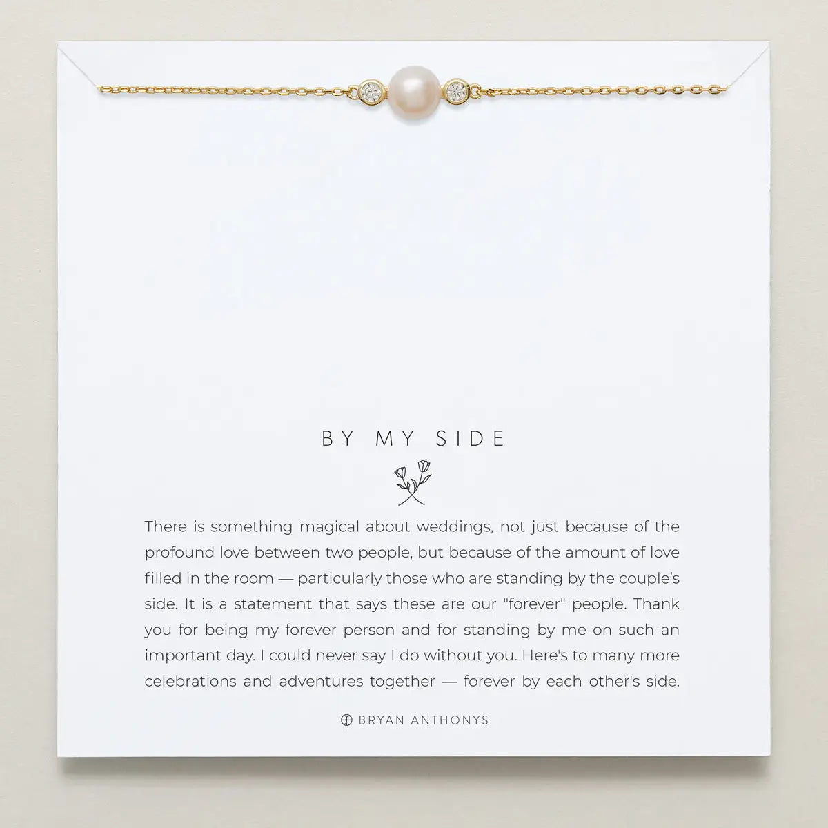 By My Side Pearl Bracelet