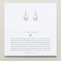 By My Side Pearl Drop Earrings