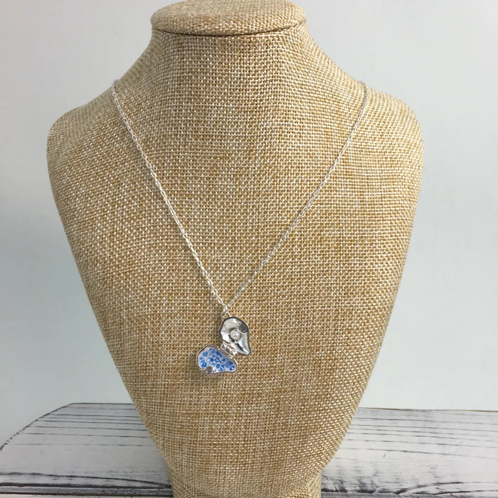 Oyster Locket Necklace