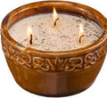 Swan Creek Pumpkin Vanilla Candle Ruffled Bowl